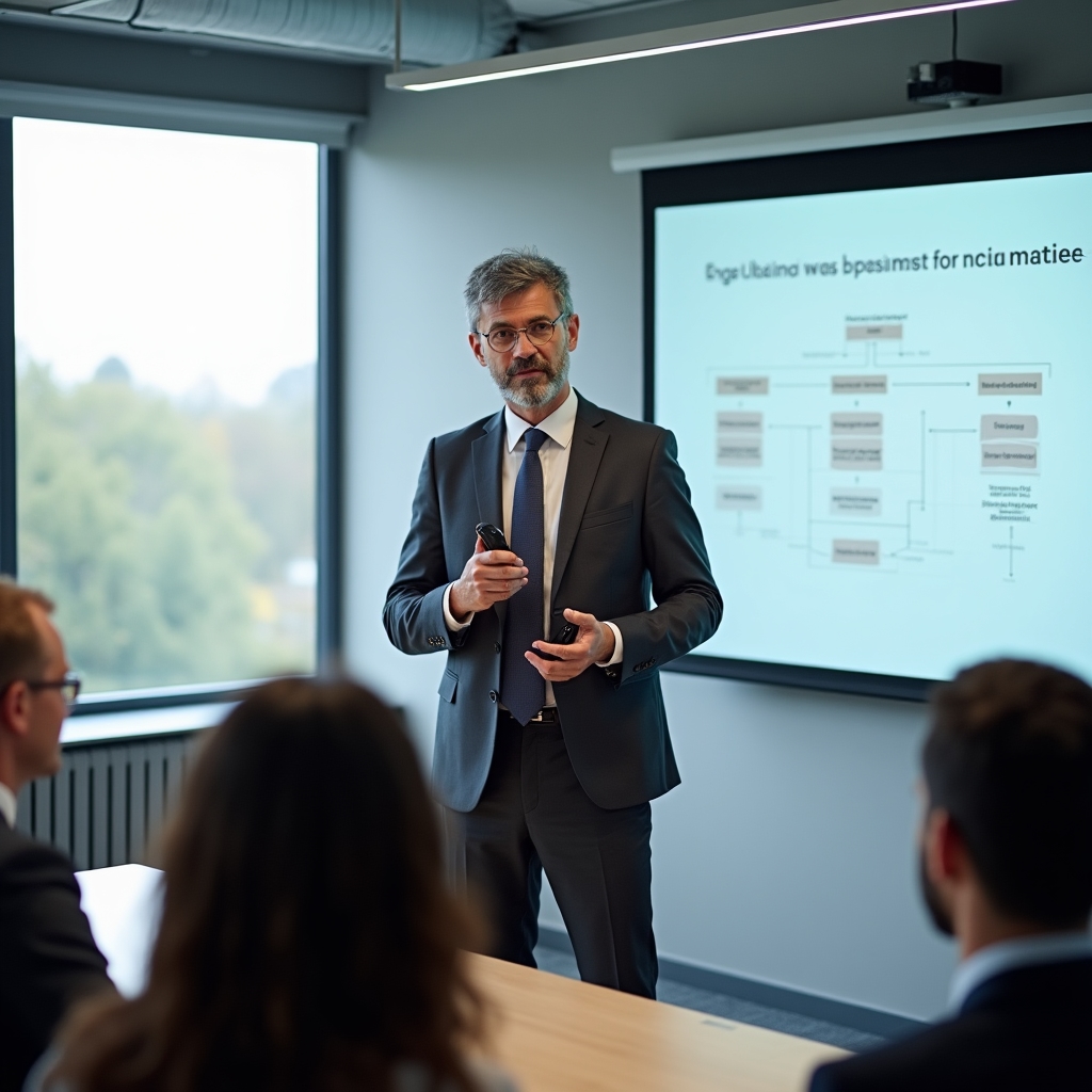 Training de prezentare în engleză pentru profesioniști